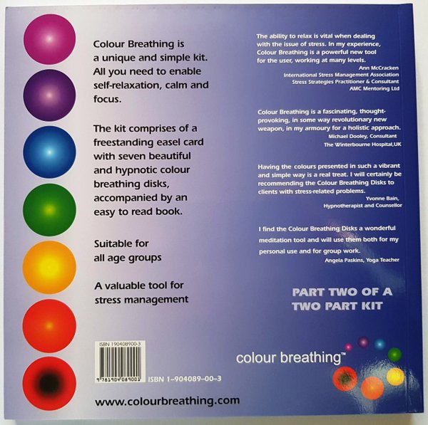 Colour Breathing Disks with Colour Breathing Book - Set